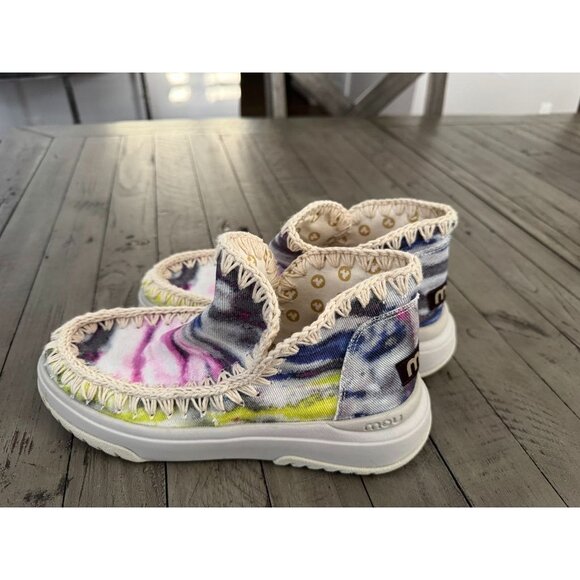 MOU Summer eskimo sneaker canvas Size 40 10 - Picture 1 of 8
